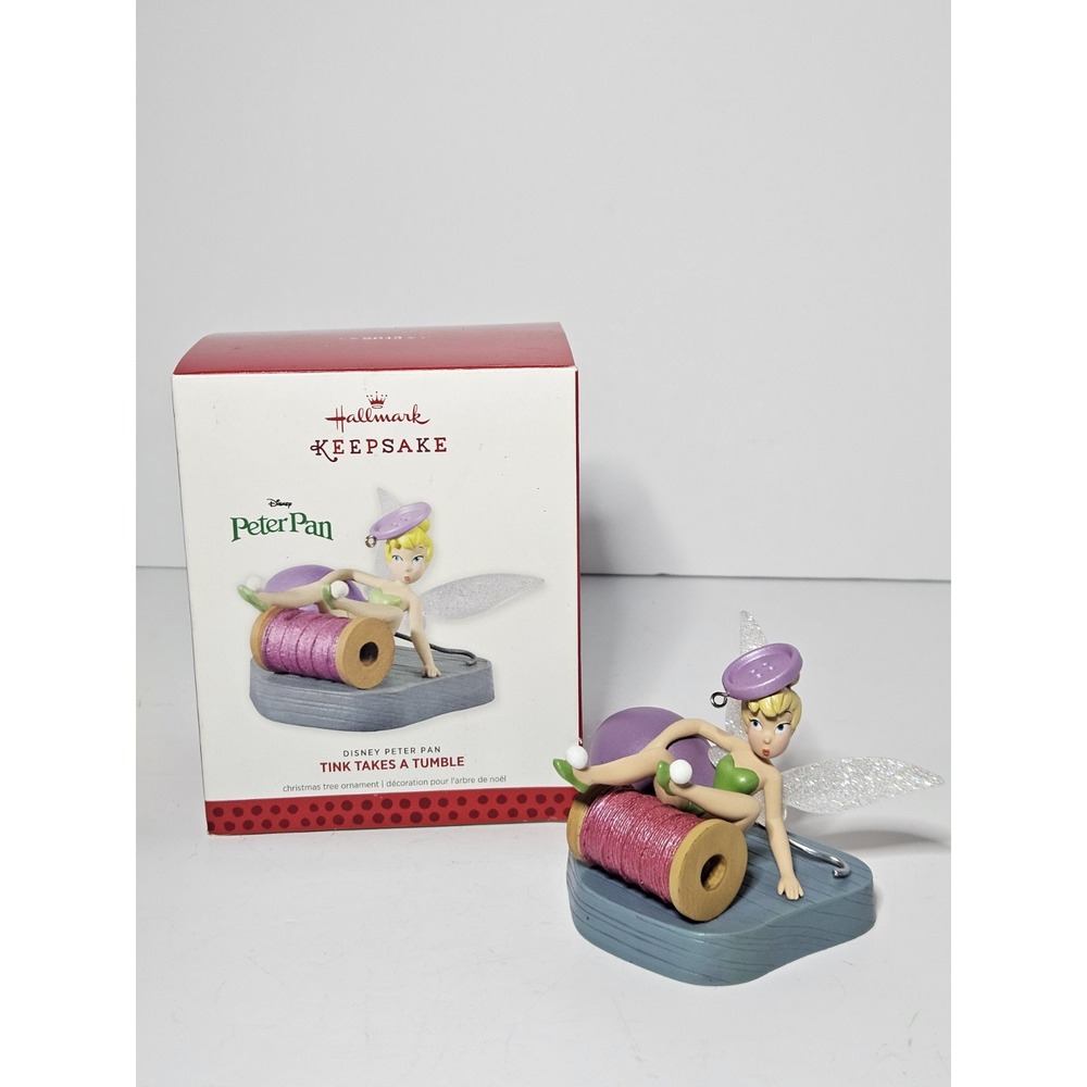 Hallmark Keepsake 2013 Disney Peter Pan Tink Takes A Tumble Tinker Bell Ornament